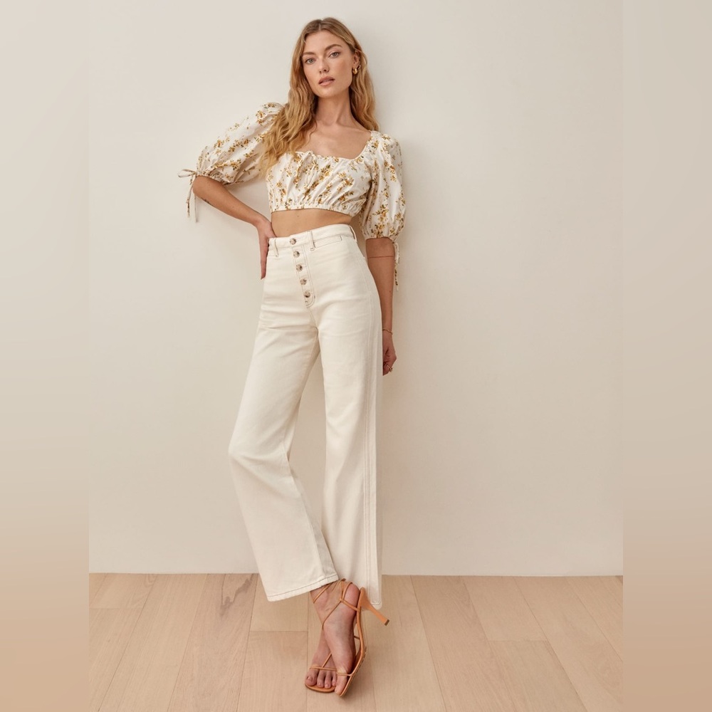 Reformation Lexi High Rise Wide Leg Jeans